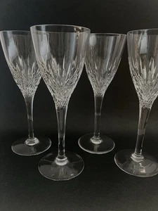 Stuart Kristall Englisch Klar Geschliffen Glas Factiert Wasser Wein Gläser/Kelch 4er Set - Bild 1 von 8