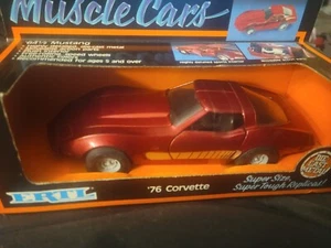Rare Error? Vintage 1988 ERTL Muscle Cars 1976 Red Corvette Diecast New In Box - Picture 1 of 5