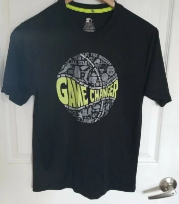 Starter Game Changer Pullover Shirt Top Youth Boys Sz 18 XXL Black Dri-fit EUC - Image 1 of 4