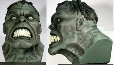 Dynamics Forces Increíble Busto Hulk Tamaño Natural Cabeza ALEX ROSS ESTATUA 2003 MARVEL Foto 1 de 4
