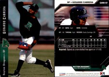 Gerardo Cabrera 2007 Choice Dayton Dragons #7 Card *AutographDen*