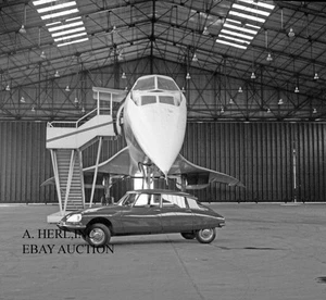 Citroën DS - 1968 campagna pubblicitaria aereo Concorde foto Francia foto - Foto 1 di 1