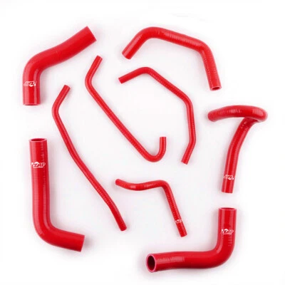 Juego de 9 mangueras de radiador de silicona para 94-97 MAZDA MIATA MX5 1,8 L ROJO Foto 1 de 4