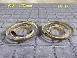 Kugelring für Petroleumlampe Kosmos Matador Wiener Brenner Ø 34 x 70 mm Messing - Bild 1 von 10