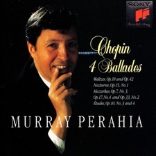 Murray Perahia - Chopin 4 Ballades CD Sony Classical Piano