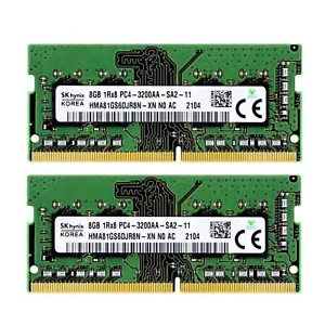 New Hynix 16GB 2X8GB DDR4 3200MHz PC4-25600 1RX8 SODIMM Memory Ram HMA81GS6CJR8N - Picture 1 of 4