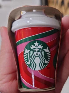 Neu Starbucks Weihnachten Keramik Heißbecher Ornament 2023/Europa Exklusiv - Bild 1 von 12