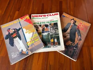 MEN'S CLUB 1977 3.5.9 issue 3-volume set magazine vintage Japan - Picture 1 of 1