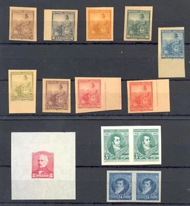 ARGENTINA 14 ST. (*) -IMPERF / PROOFS ? VF  - Picture 1 of 1