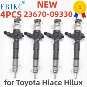 4 PIEZAS 23670-09330 Inyector de Combustible Diesel 2367009330 para Toyota Hilux 1KD 2KD-FTV - Imagen 1 de 6