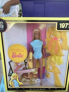 Malibu Barbie Doll My Favorite Time Capsule 1971 Reproduction Mattel N4977 - Picture 1 of 9