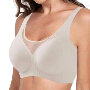 Comfortable Bra Women'S Seamless Breathable Bralette Women Minimiser Adjustable - Picture 1 of 19