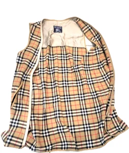 BUBERRY* NOVA CHECK*STRIPPED*TRENCH COAT* ZIP LINER* IN GREAT CONDITION! - Picture 1 of 10