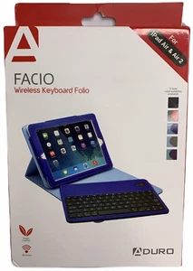 Aduro FACIO Wireless Keyboard Folio for iPad Air & Air 2 - Picture 1 of 6