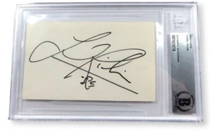 Lionel Richie Signed Autographed Index Card Singer Songwriter BAS Encapsulated - Picture 1 of 1