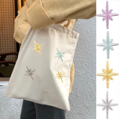 8Pcs Star Embroidery Patches Mini Nativity Applique Patch - Galaxy Universe  + - Image 1 of 4