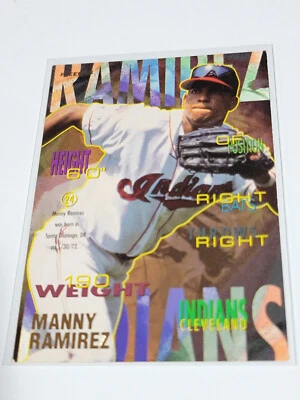 MANNY RAMIREZ 1995 Fleer #145.  INDIANS - Image 1 of 2