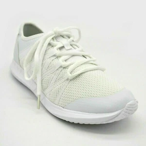 Athletic Works Girls Mesh Lace Up Low Top Sneakers Shoe US Size 13T White New - Picture 1 of 7