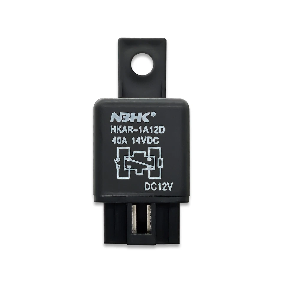 NBHK HKAR-1A12D Car Relay 12V 40A SPDT 4-Pin Heavy Duty Power Switch 14VDC Auto - Image 1 of 4
