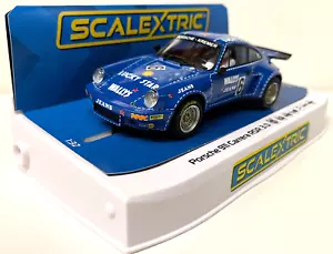 Scalextric C4398 Porsche 911 Carrera RSR Wallys Jeans Blue New Boxed DPR - Picture 1 of 4