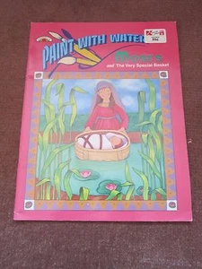 Vintage Landolls Paint with Water MOSES Bible Story 1994 NEW Unused Art Activity - Picture 1 of 5