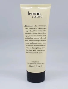 Philosophy LEMON CUSTARD Body Lotion 7 oz/210 ml ~~NEW & SEALED!! - Picture 1 of 3
