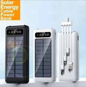 Caricabatteria Power Bank Solare 20000mAh Batteria Esterna portatile WXJ-003 - Foto 1 di 5