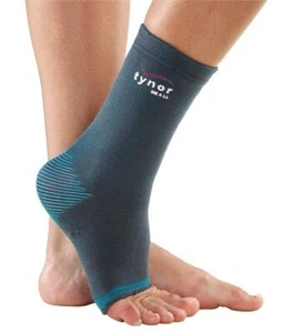 Tynor Neoprene Ankle Sleeve Brace Heel Guard Sock Sport Muay Compression Elastic - Picture 1 of 10