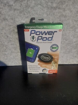 Ontel Power Pod Emergency Keychain Phone Chargers For iPhone (Brand New!) - Image 1 of 3