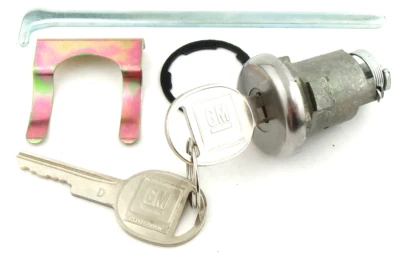 Trunk Lock Cylinder Set 1961-1964/1969-1981 Cadillac DeVille Eldorado Fleetwood - Image 1 of 2