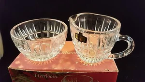 Stylesetter full lead crystal sugar & creamer new - Picture 1 of 4