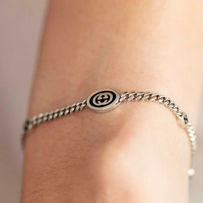 GUCCI Marmont Sterling Silver Bracelet US 7.25 - Image 1 of 4