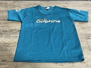 Miami Dolphins Franklin Green Mesh Jersey Size Youth medium Solid Color & Prints