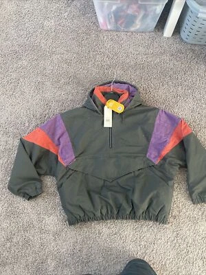 Levi’s Skate Color Block Hooded Y2K Sweatshirt Jacket 90 Bomber Size Medium NWT - Image 1 of 4