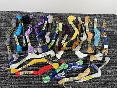 🔥 Lot of 25 • Skeins DMC Embroidery Needle Point Floss Yarn • B - Image 1 of 4