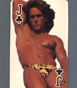 Jack Of Clubs Chippendales 1988 Trading Card / Playing Card Sexy Male Strippers - Picture 1 of 2