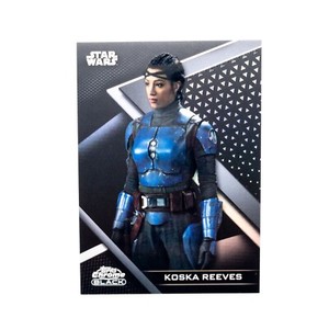 2022 Topps Chrome Black Star Wars #54 Koska Reeves Refractor - #/199
