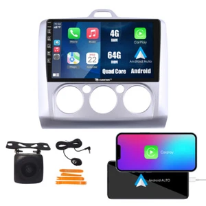 For Ford Focus 2004-2011 MT Carplay Android Car Stereo Radio GPS Navi 4+64G WiFi - Picture 1 of 15