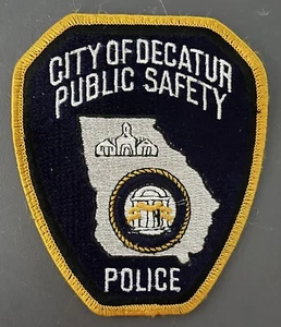 STADT DECATUR ÖFFENTLICHE SICHERHEIT/POLIZEI/Georgien Sammlerstück Aufnäher - Bild 1 von 1