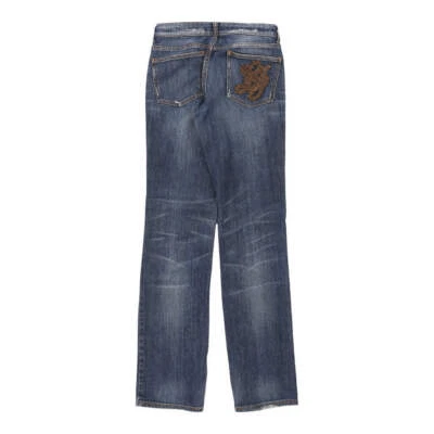 Liu Jo Embroidered Jeans - 31W UK 10 Blue Cotton - Image 1 of 4