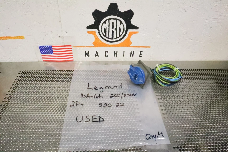 Legrand 520 22 16A-6h 200/250V 2P+ Interlock Socket Used With Warranty - Image 1 of 4