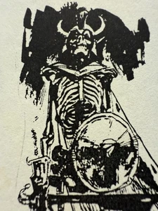 1997 MARTELLO DI LUCIFERO CARTA INTESTATA BLACK DEATH METAL LANSING MICHIGAN - Foto 1 di 3