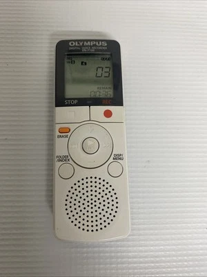 Olympus VN-7100 Handheld Digital Voice Recorder White - Image 1 of 4