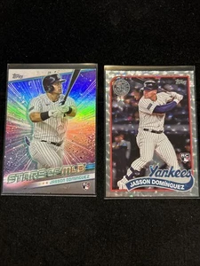 (2) 2024 JASSON DOMINGUEZ Topps Stars And 35th Anniversary Silverboard RC’s 🔥 - Foto 1 di 2