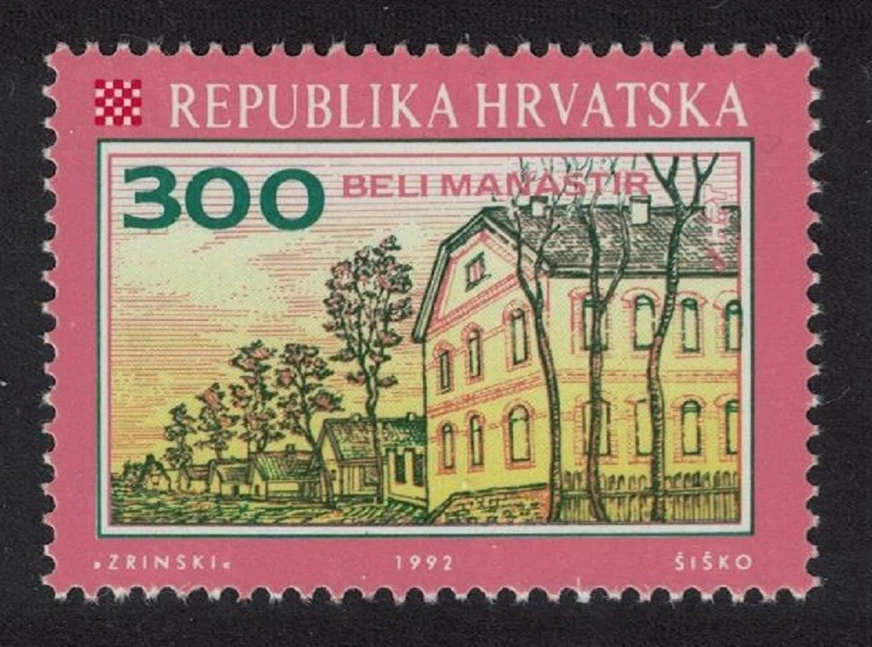 Croacia Sokak casas Beli Manastir 1992 MNH SG#182 MI#199 Foto 1 de 1