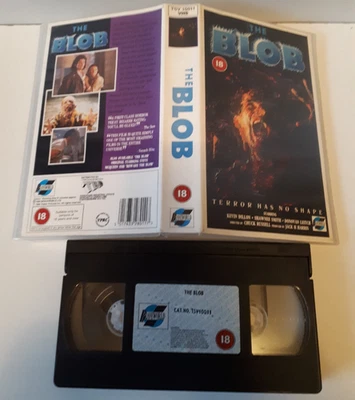 THE BLOB 1988 FRANK DARABONT 1990 BRAVEWORLD VHS video cassette PAL uk small box - Immagine 1 di 2
