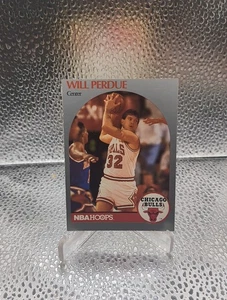 1990 Hoops Will Perdue #68 Chicago Bulls - Foto 1 di 4