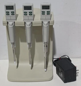 Rainin EDP3-Plus Pipette Set 1-10µL, 10-100µL, 100-1000µL with Charging Stand - Picture 1 of 8