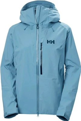 Helly Hansen Women's Verglas Backcountry Ski Shell Jacket 2025 Blue Fog Size M - Image 1 of 4