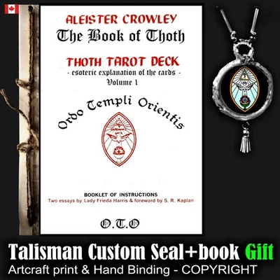 Antiguo Libro de Thoth Magia Oculta Tarot Baraja Explicación Ordo Templi Orientis 1 Foto 1 de 4